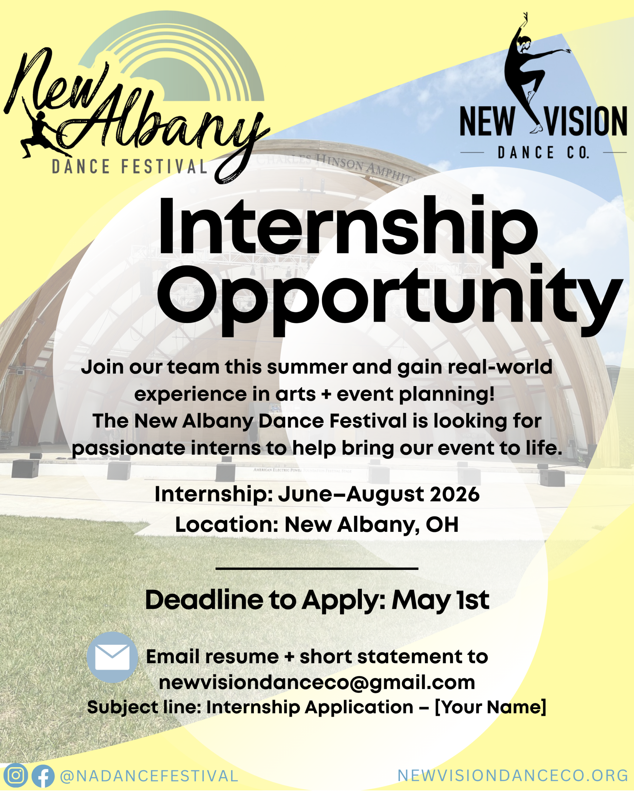 Internship flyer